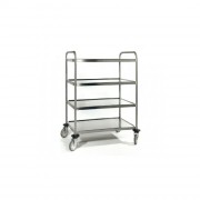 Chariot de service en inox