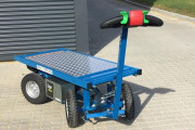 Chariot motorisé électrique - Charge 1500 Kg - Dim. L1620 x l698 mm - Vitesse 6 km/h
