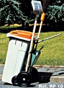 Chariot de voirie roule container