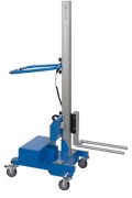 Gerbeur semi-électrique - Charge de 60 à 225 kg - Ht. de levée 1480 mm