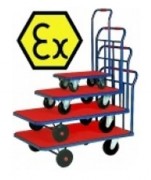 Chariot en acier Atex