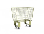 Chariot grillagé emboitable