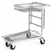 Chariot libre service jardinerie