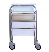 Chariot médical à glissières