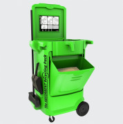 Chariot mobile recycleur absorbant