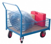 Chariot modulaire à caisse grillagée