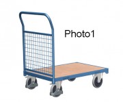 Chariot modulaire à dossiers grillagés