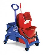 Chariot plastique 2 seaux