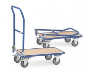 Chariot pliable à dossier rabattable