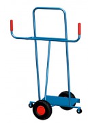 Chariot porte panneaux en bois et plastique