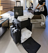 Chariot pour femme de chambre en nylon