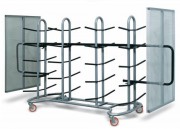 Chariot pour profilés horizontaux