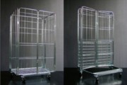 Chariot roll emboitable repliable