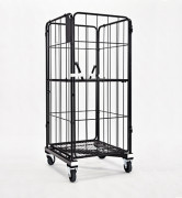 Chariot rolls zingué noir