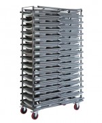 Chariot transport chaises pliantes