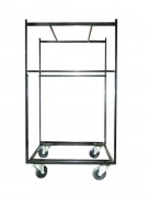Chariot transport table allongeable