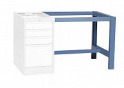 Châssis pour établi à coffre socle