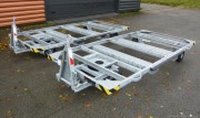 Châssis squelette pour remorque industrielle 1 tonne