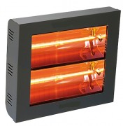 Chauffage infrarouge industriel double