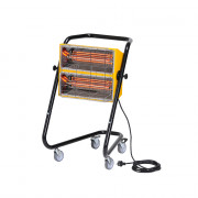 Chauffage radiant halogène mobile
