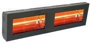 Chauffage radiant industriel double