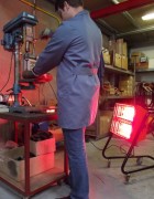 Chauffage radiant infrarouge mobile