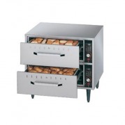 Chauffe-aliments à poser 2 tiroirs
