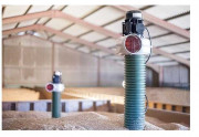 Cheminée de ventilation pour céréales - Hauteur : 2,60 à +6m - Diamètre de la base : 450mm - Tonnage ventilé : 250 à 400t