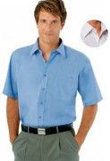 Chemise homme popeline manches courtes