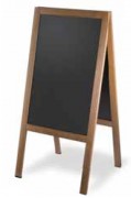 Chevalet ardoise Bois double face