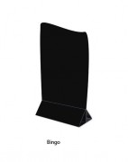 Chevalet de table PVC noir