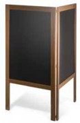 Chevalet porte menu double