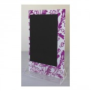 Chevalets de table PVC cristal