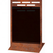 Chevalet de table ardoise pour restaurants - 15 x 22 cm - Paquet de 3