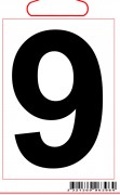Chiffre autocollant