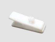Clips badges en plastique