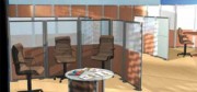 Cloison amovible de bureau 1200 x 1600 mm