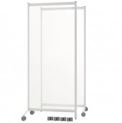 Cloison anticontamination mobile (Lot de 2)