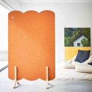 Cloison de bureau mobile en polyester - Ép. 24 mm - Coefficient acoustique αw= 0,95 - Classe A