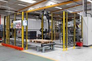 Cloison de protection grillagée inox