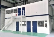 Cloison double paroi isolée en acier