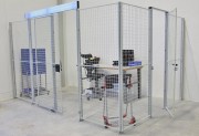 Cloison panneau monobloc grillagée