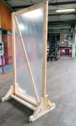 Cloison de protection démontable pour espace de travail