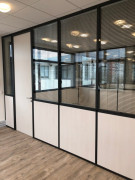 Cloison sur allege semi-vitrée