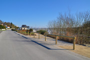 Clôture anti-stationnement en bois