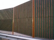 Clôture bois antibruit