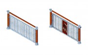 Clôture pour terrain de sport