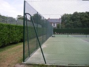 Clôture tennis grillagée 