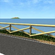 Clôtures avec traverses obliques