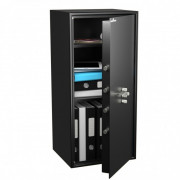 Coffre fort de sécurité avec serrure à clés et mécanique